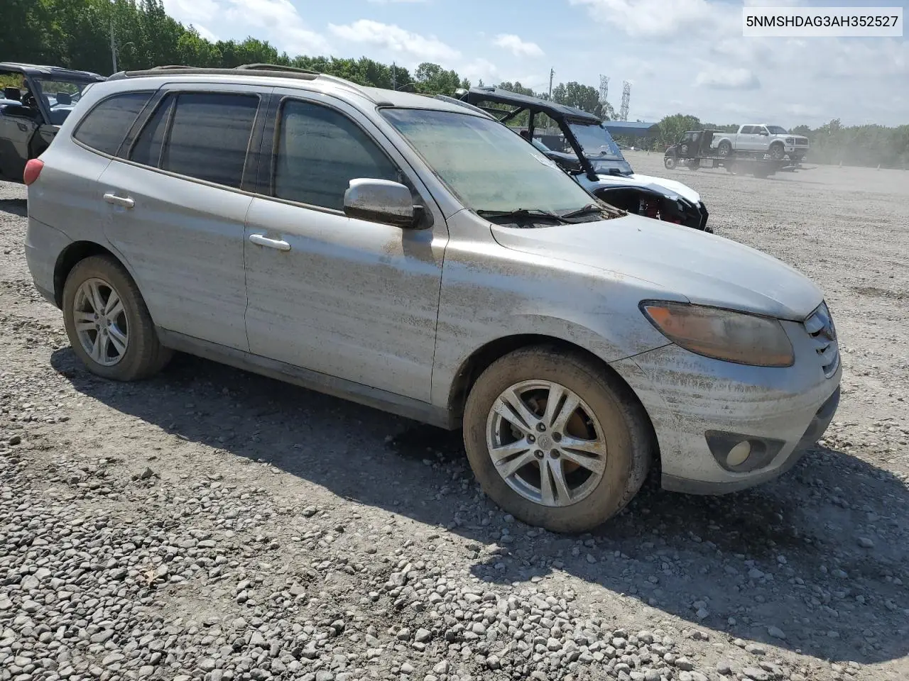 2010 Hyundai Santa Fe Se VIN: 5NMSHDAG3AH352527 Lot: 54706405