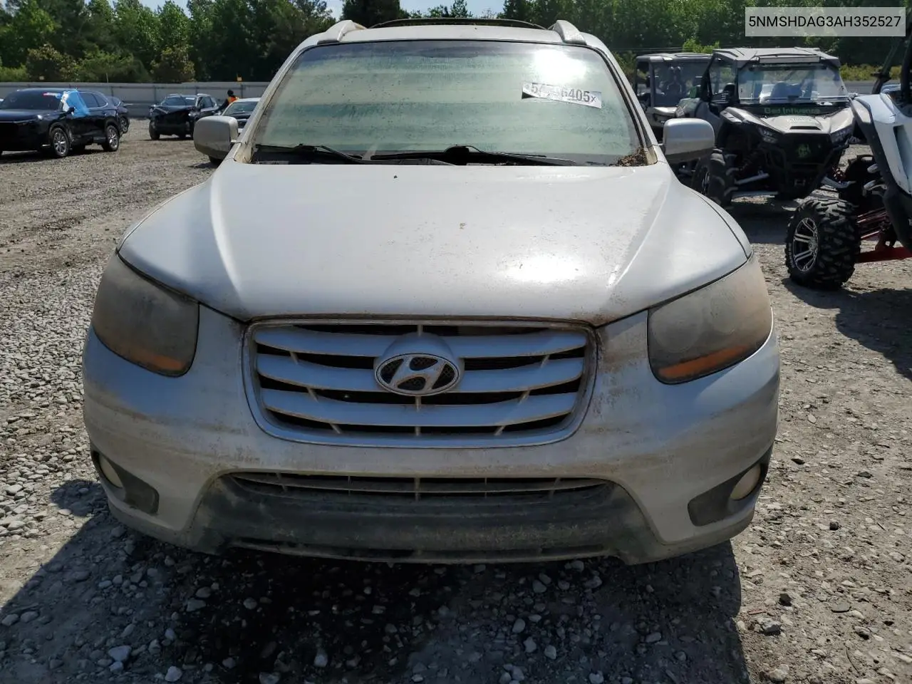 2010 Hyundai Santa Fe Se VIN: 5NMSHDAG3AH352527 Lot: 54706405