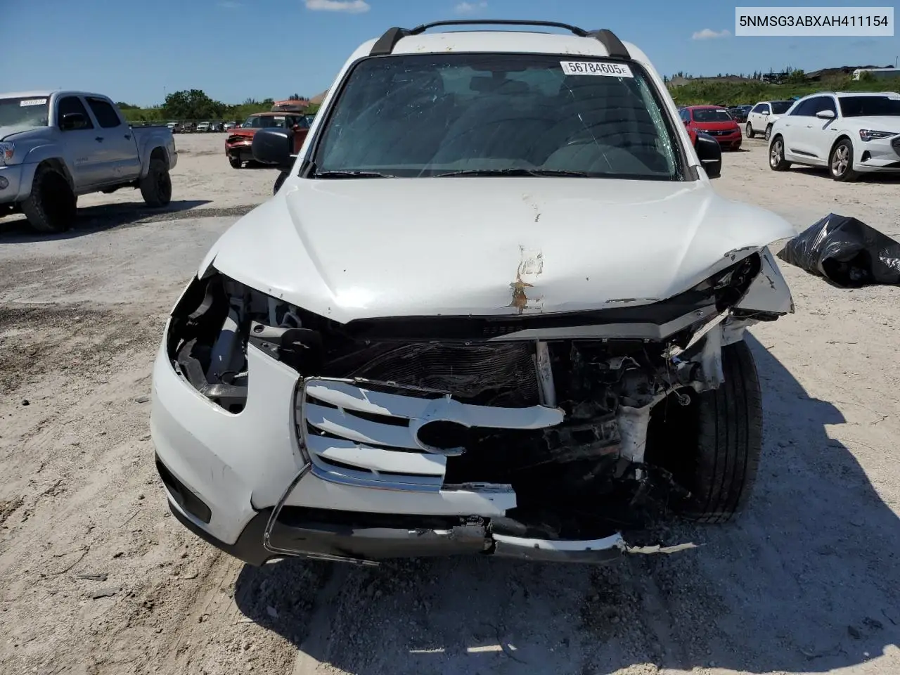 2010 Hyundai Santa Fe Gls VIN: 5NMSG3ABXAH411154 Lot: 56784605