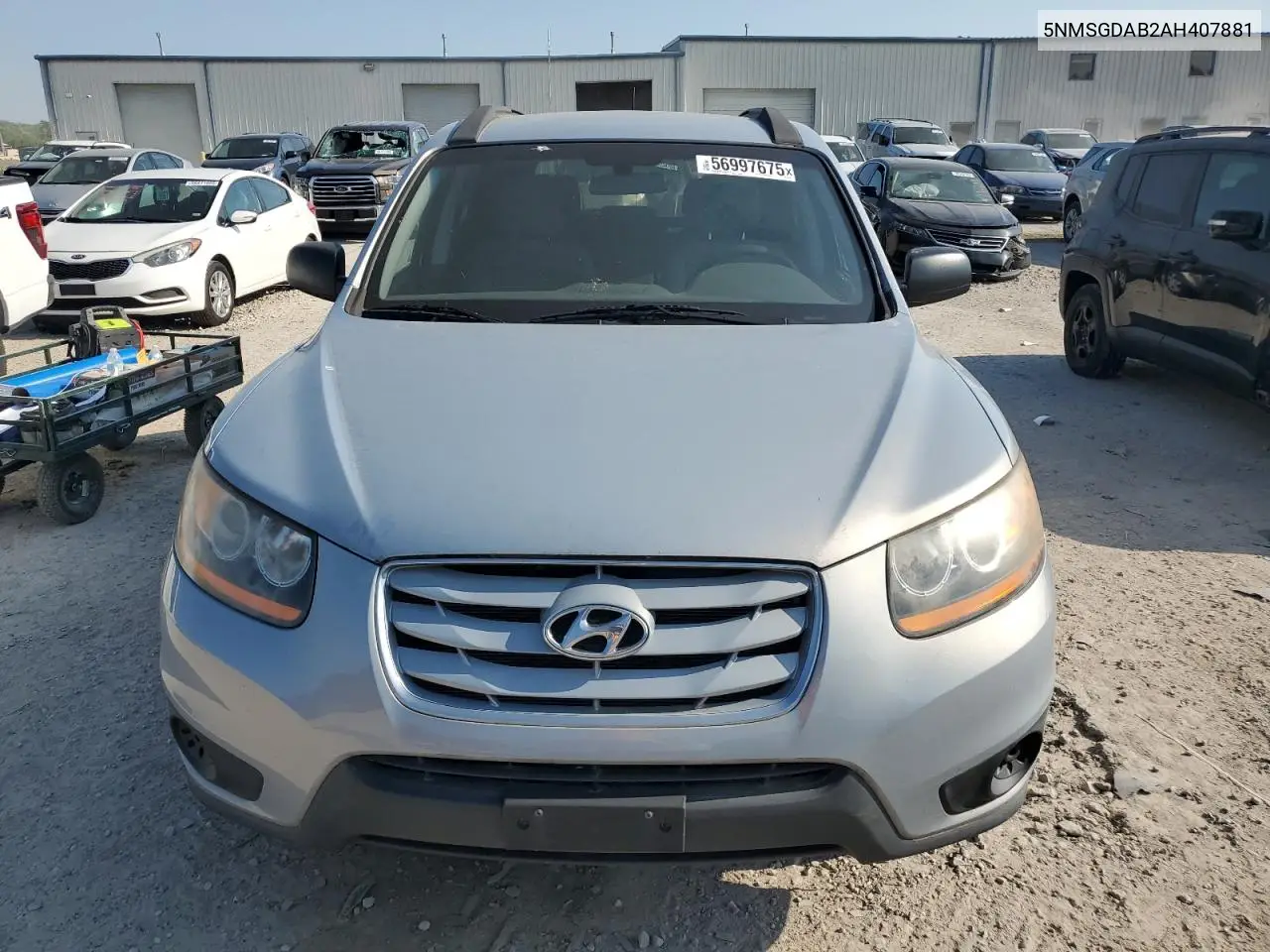 2010 Hyundai Santa Fe Gls VIN: 5NMSGDAB2AH407881 Lot: 56997675
