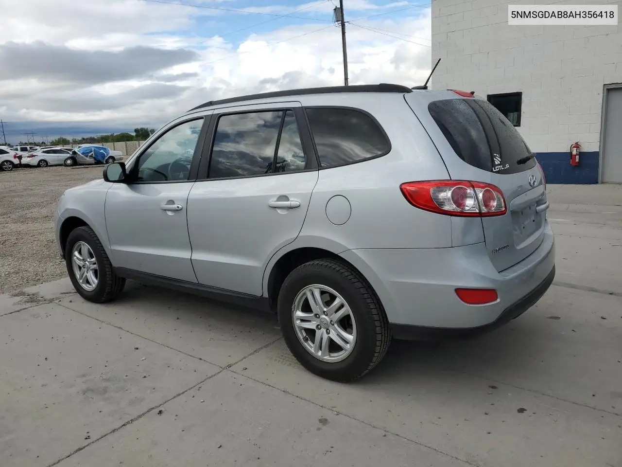 2010 Hyundai Santa Fe Gls VIN: 5NMSGDAB8AH356418 Lot: 57168315
