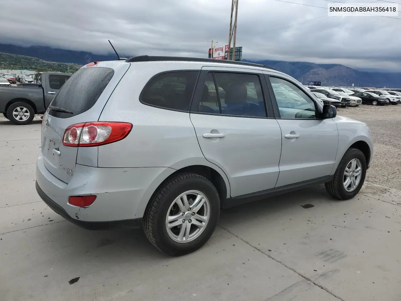 2010 Hyundai Santa Fe Gls VIN: 5NMSGDAB8AH356418 Lot: 57168315