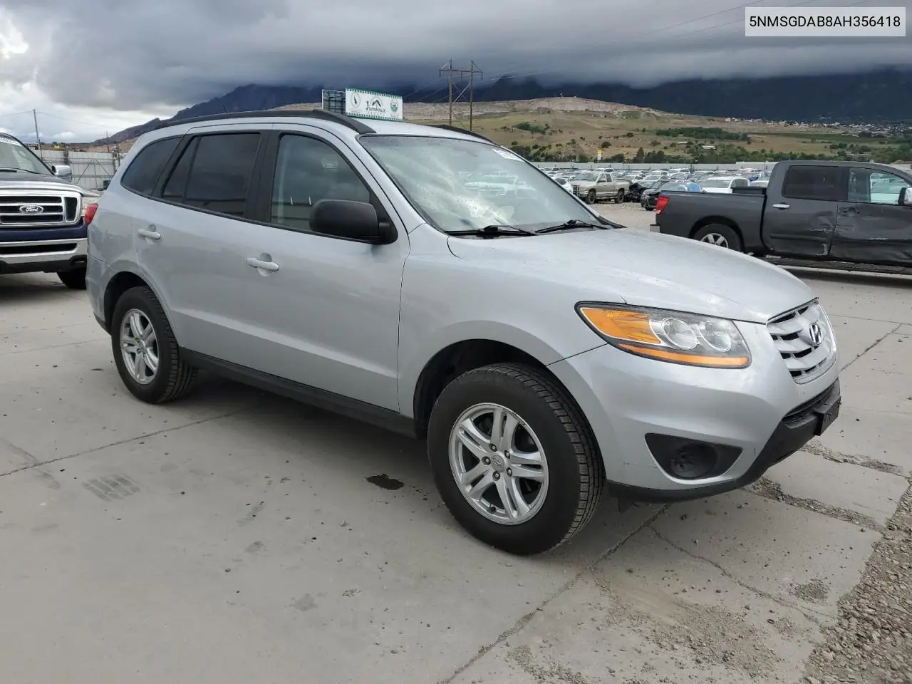 2010 Hyundai Santa Fe Gls VIN: 5NMSGDAB8AH356418 Lot: 57168315