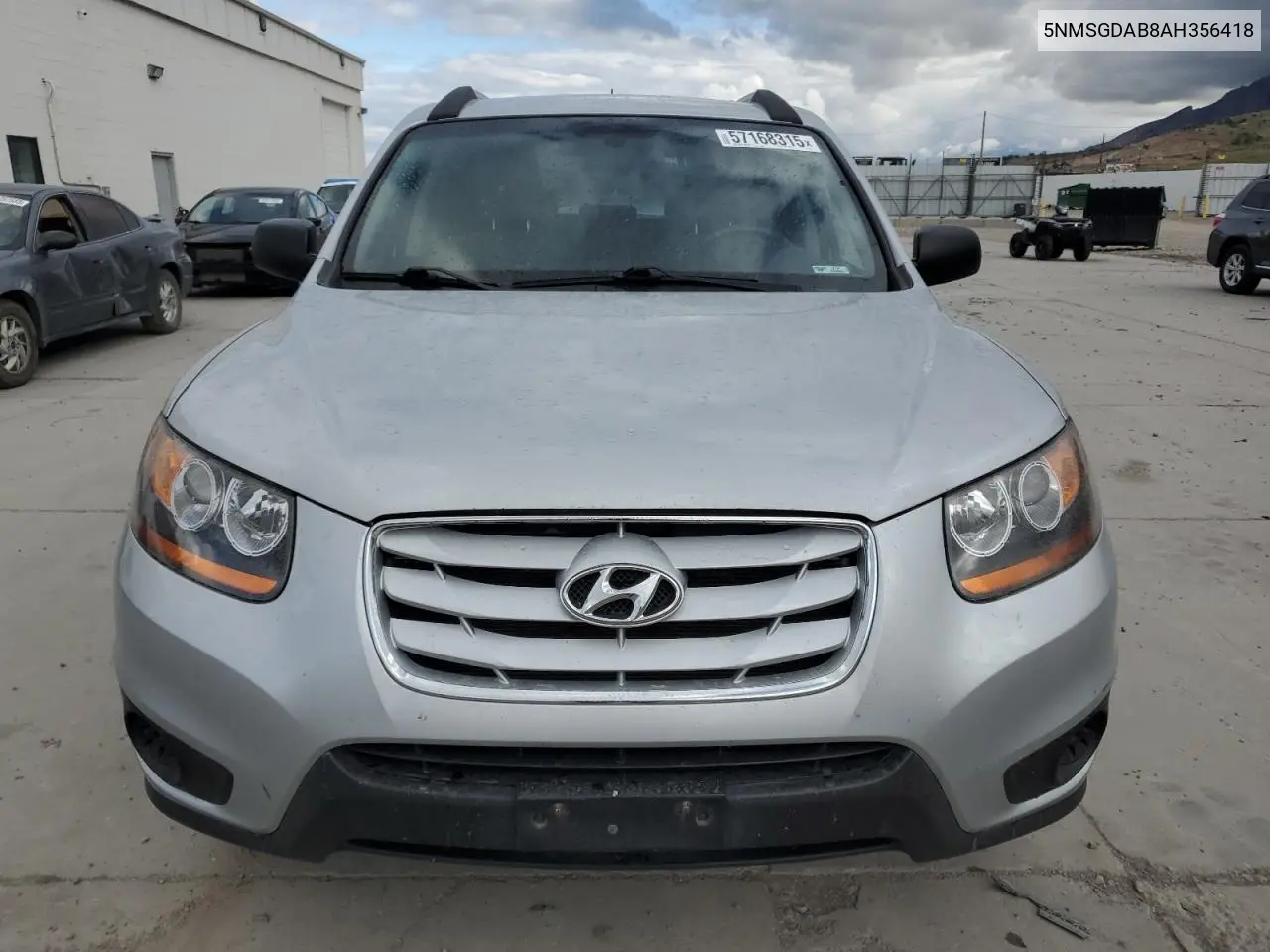 2010 Hyundai Santa Fe Gls VIN: 5NMSGDAB8AH356418 Lot: 57168315
