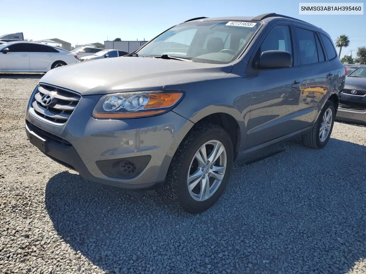 2010 Hyundai Santa Fe Gls VIN: 5NMSG3AB1AH395460 Lot: 62731655