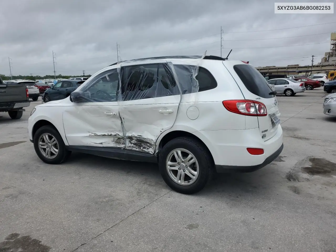 2011 Hyundai Santa Fe Gls VIN: 5XYZG3AB6BG082253 Lot: 51349625