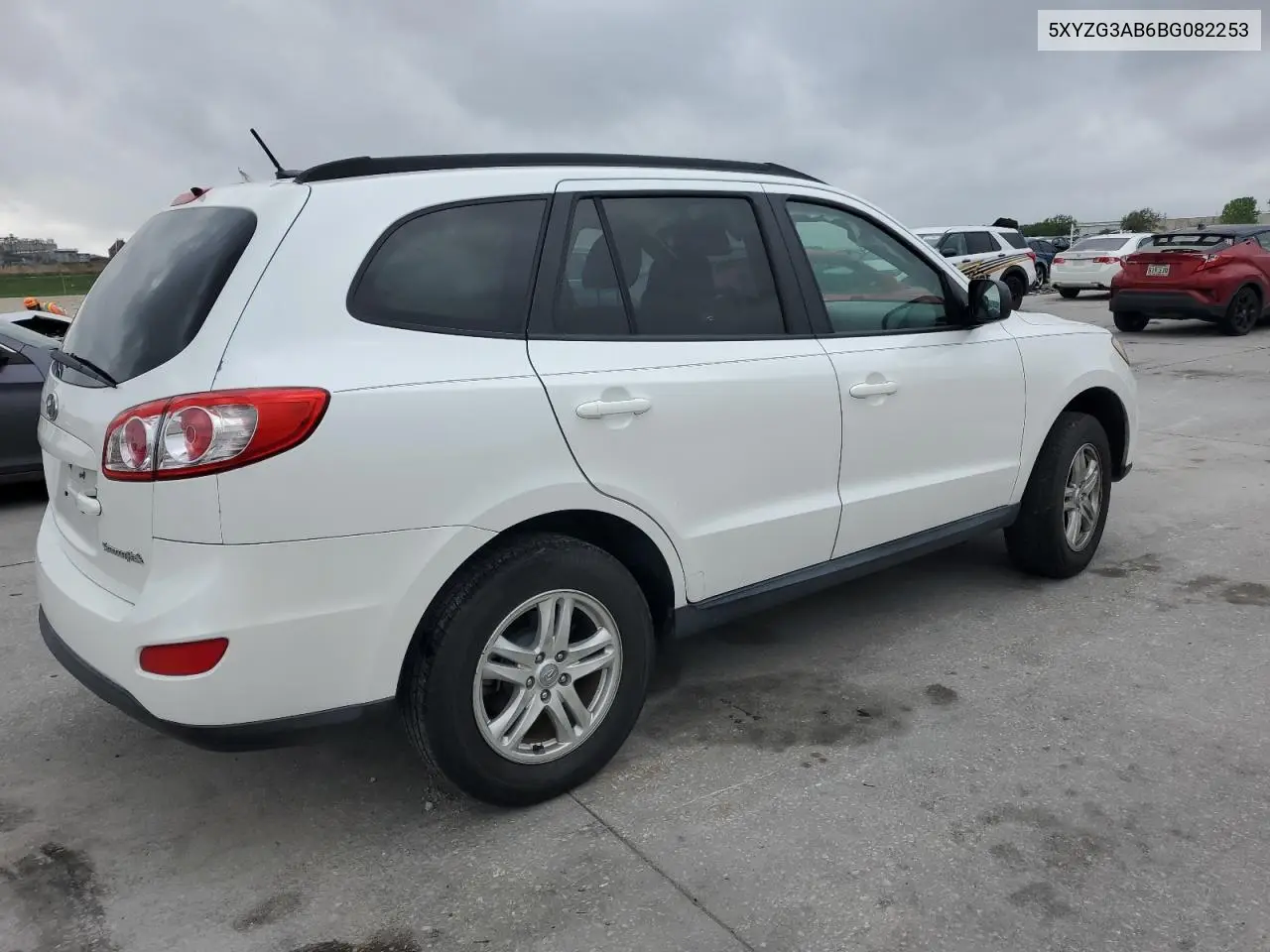 2011 Hyundai Santa Fe Gls VIN: 5XYZG3AB6BG082253 Lot: 51349625