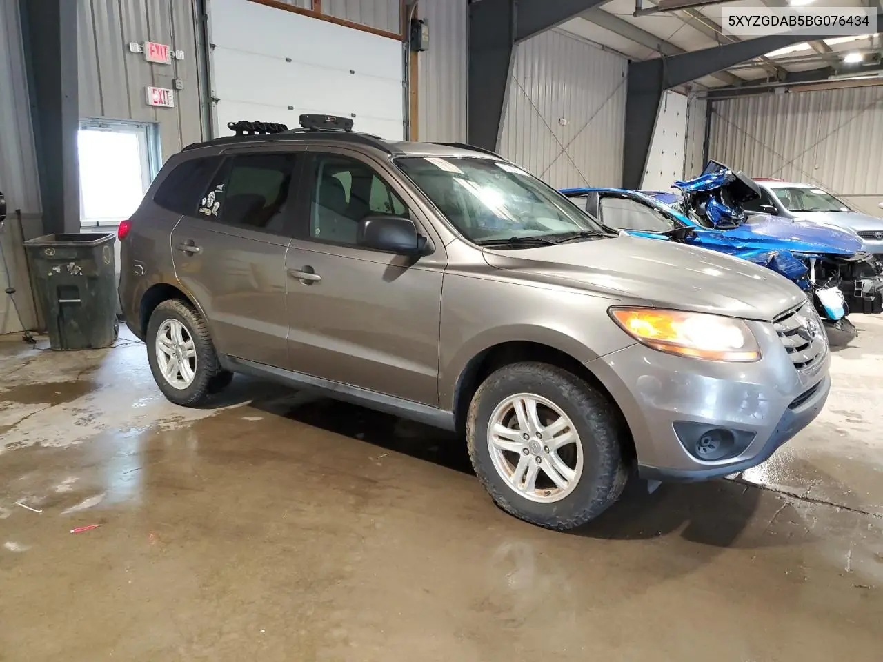 2011 Hyundai Santa Fe Gls VIN: 5XYZGDAB5BG076434 Lot: 57083015