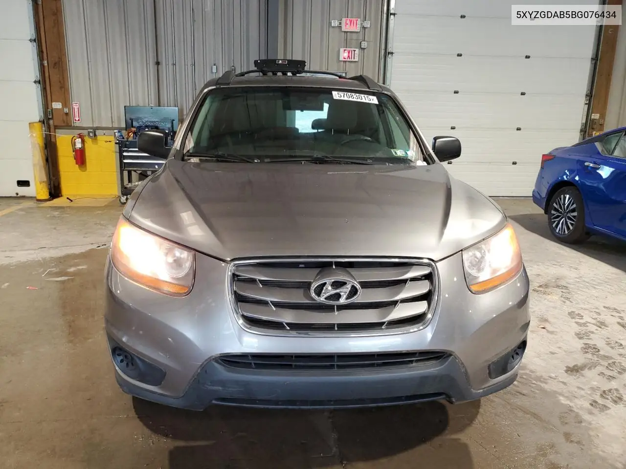 2011 Hyundai Santa Fe Gls VIN: 5XYZGDAB5BG076434 Lot: 57083015