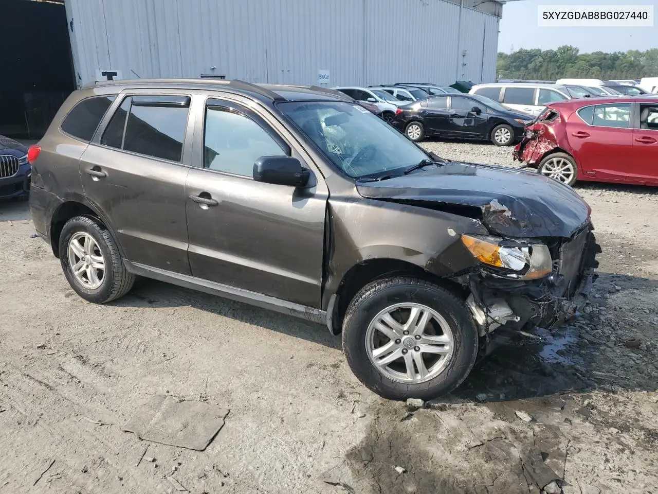 2011 Hyundai Santa Fe Gls VIN: 5XYZGDAB8BG027440 Lot: 59920085