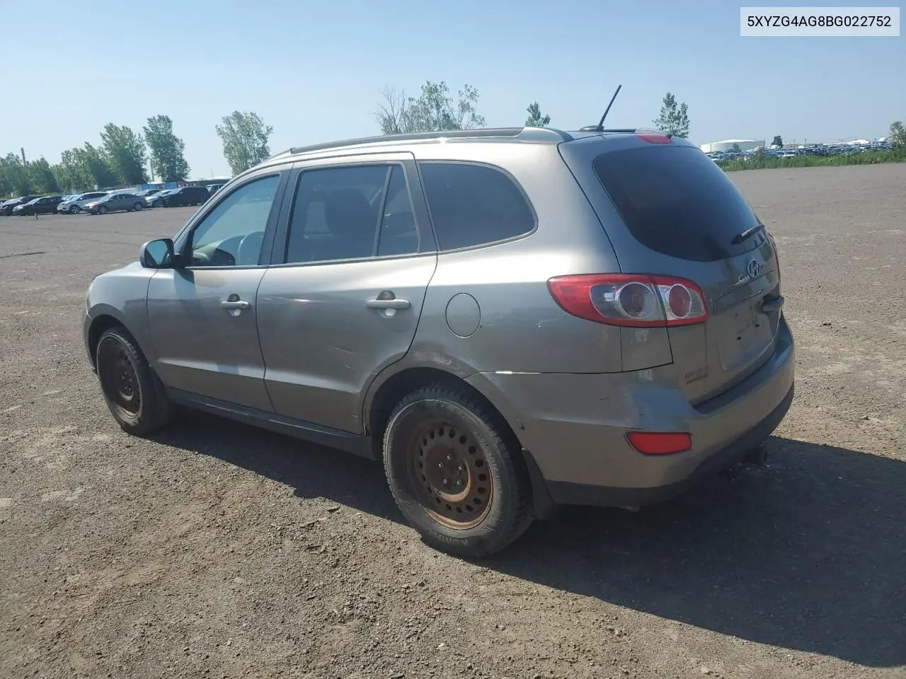 2011 Hyundai Santa Fe Gls VIN: 5XYZG4AG8BG022752 Lot: 62695905