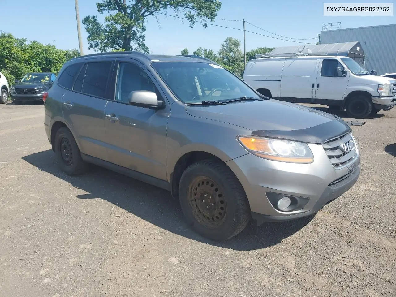 2011 Hyundai Santa Fe Gls VIN: 5XYZG4AG8BG022752 Lot: 62695905
