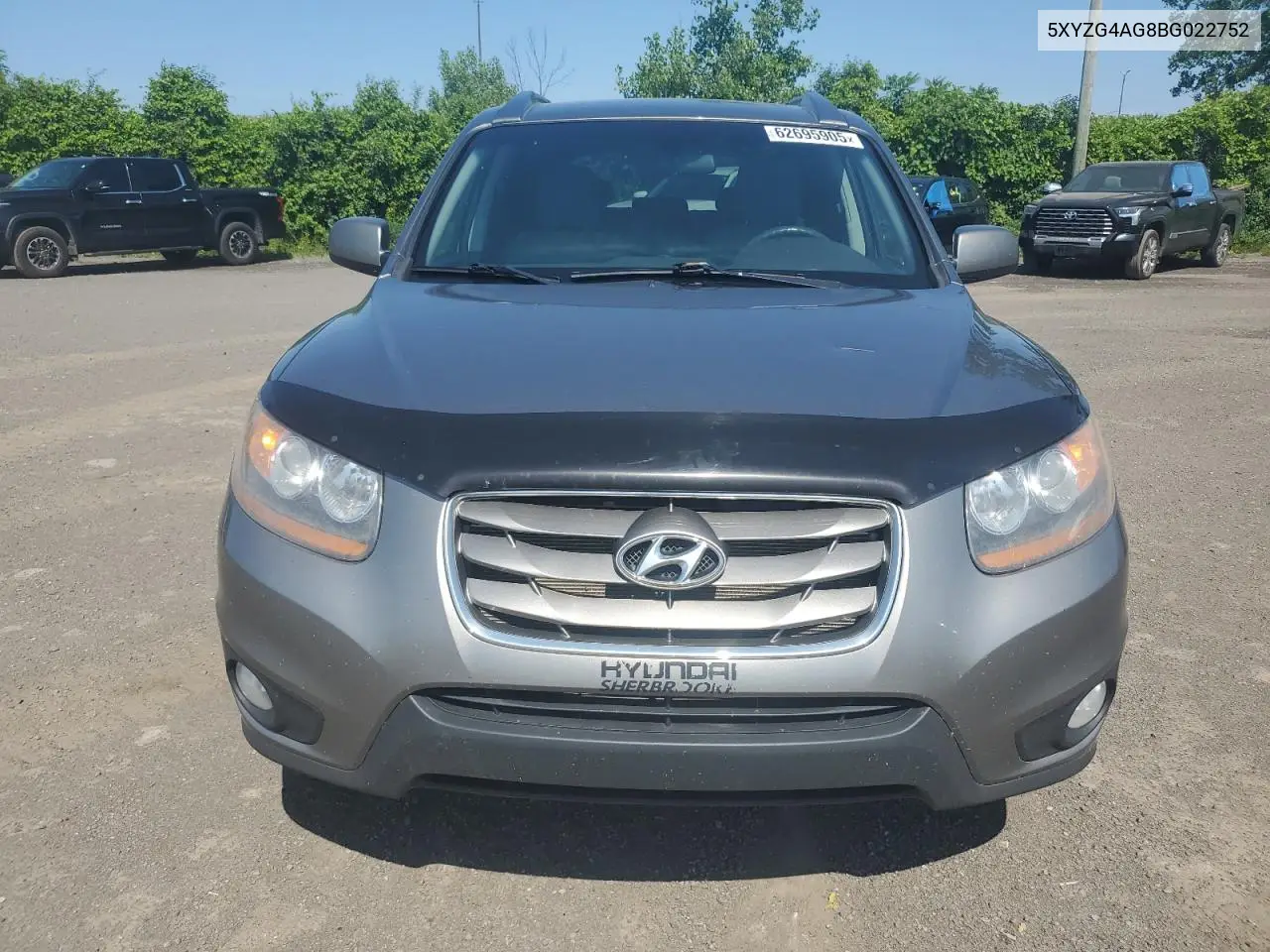 2011 Hyundai Santa Fe Gls VIN: 5XYZG4AG8BG022752 Lot: 62695905