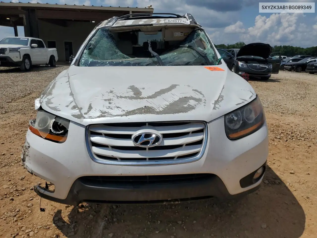 2011 Hyundai Santa Fe Limited VIN: 5XYZK3AB1BG089349 Lot: 62851115