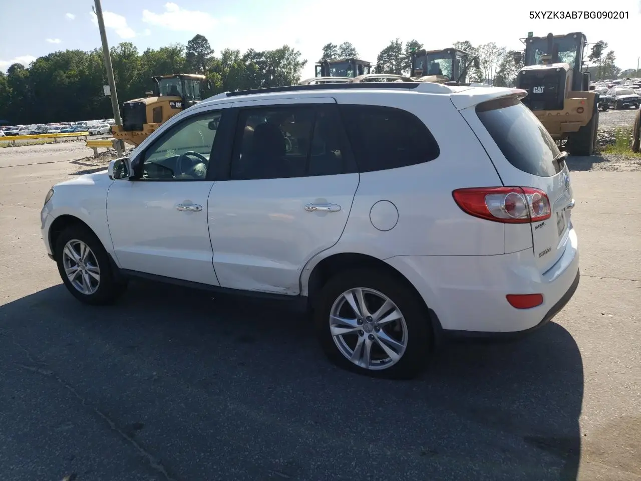 2011 Hyundai Santa Fe Limited VIN: 5XYZK3AB7BG090201 Lot: 63316875