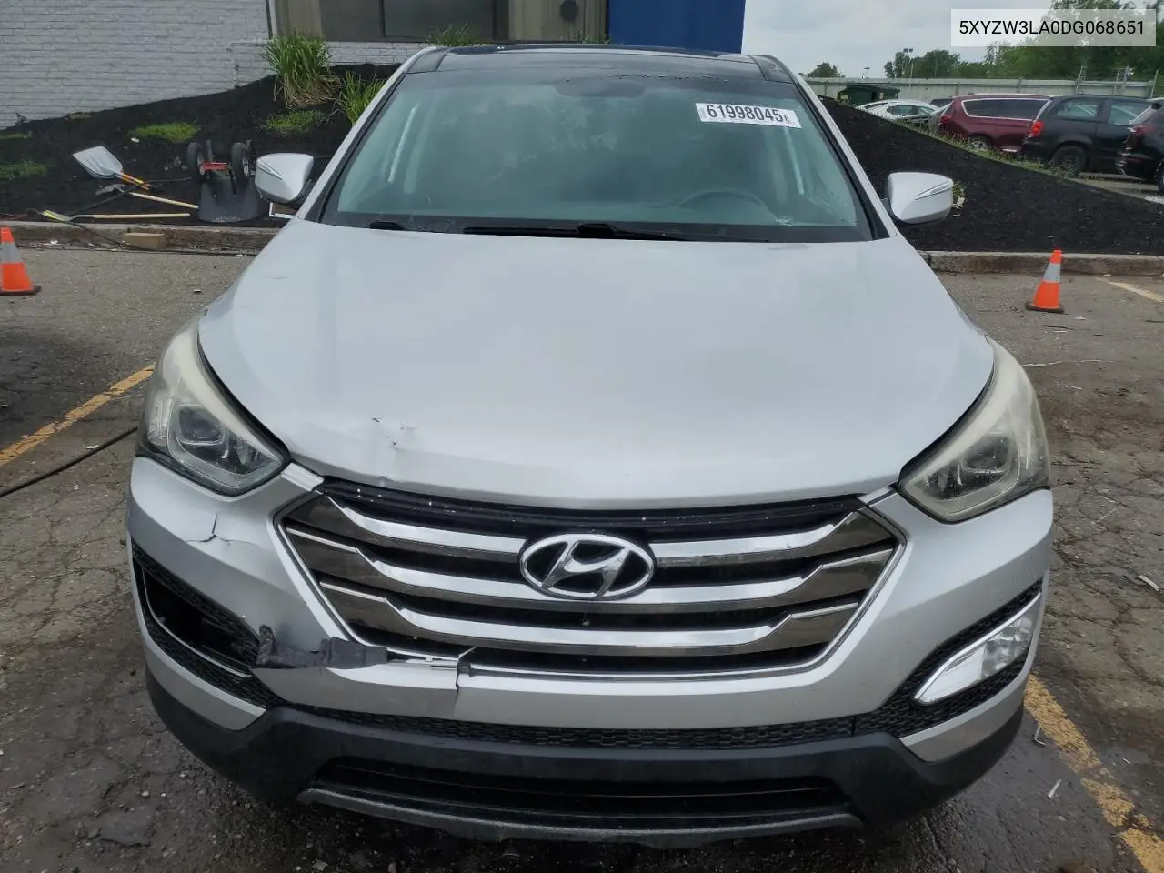 2013 Hyundai Santa Fe Sport VIN: 5XYZW3LA0DG068651 Lot: 61998045