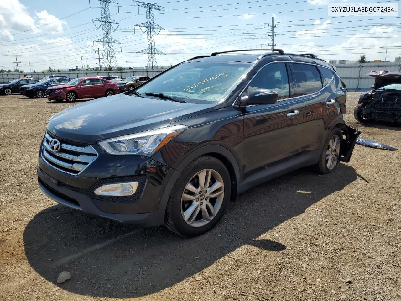 2013 Hyundai Santa Fe Sport VIN: 5XYZU3LA8DG072484 Lot: 62591675