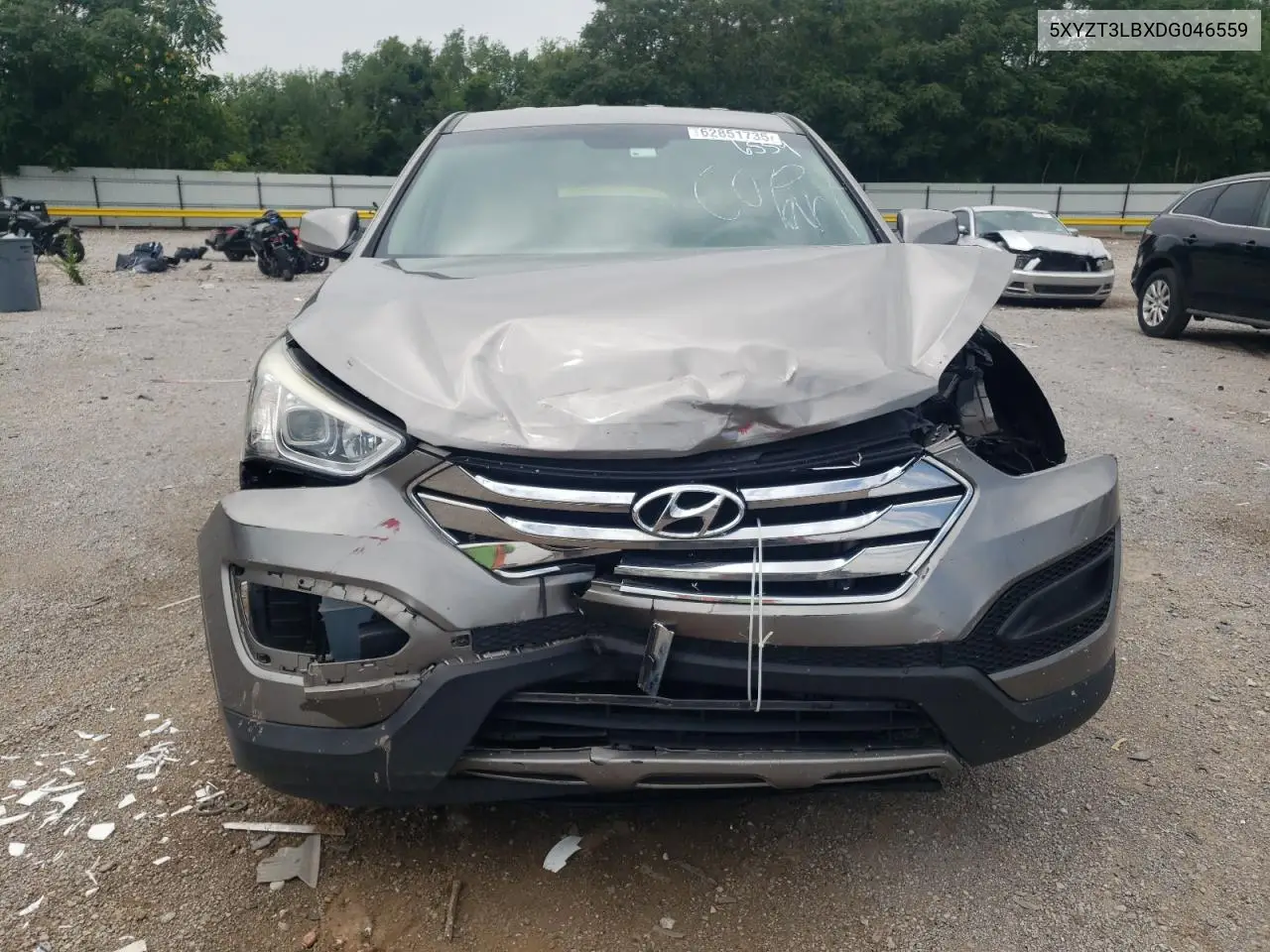 2013 Hyundai Santa Fe Sport VIN: 5XYZT3LBXDG046559 Lot: 62851735
