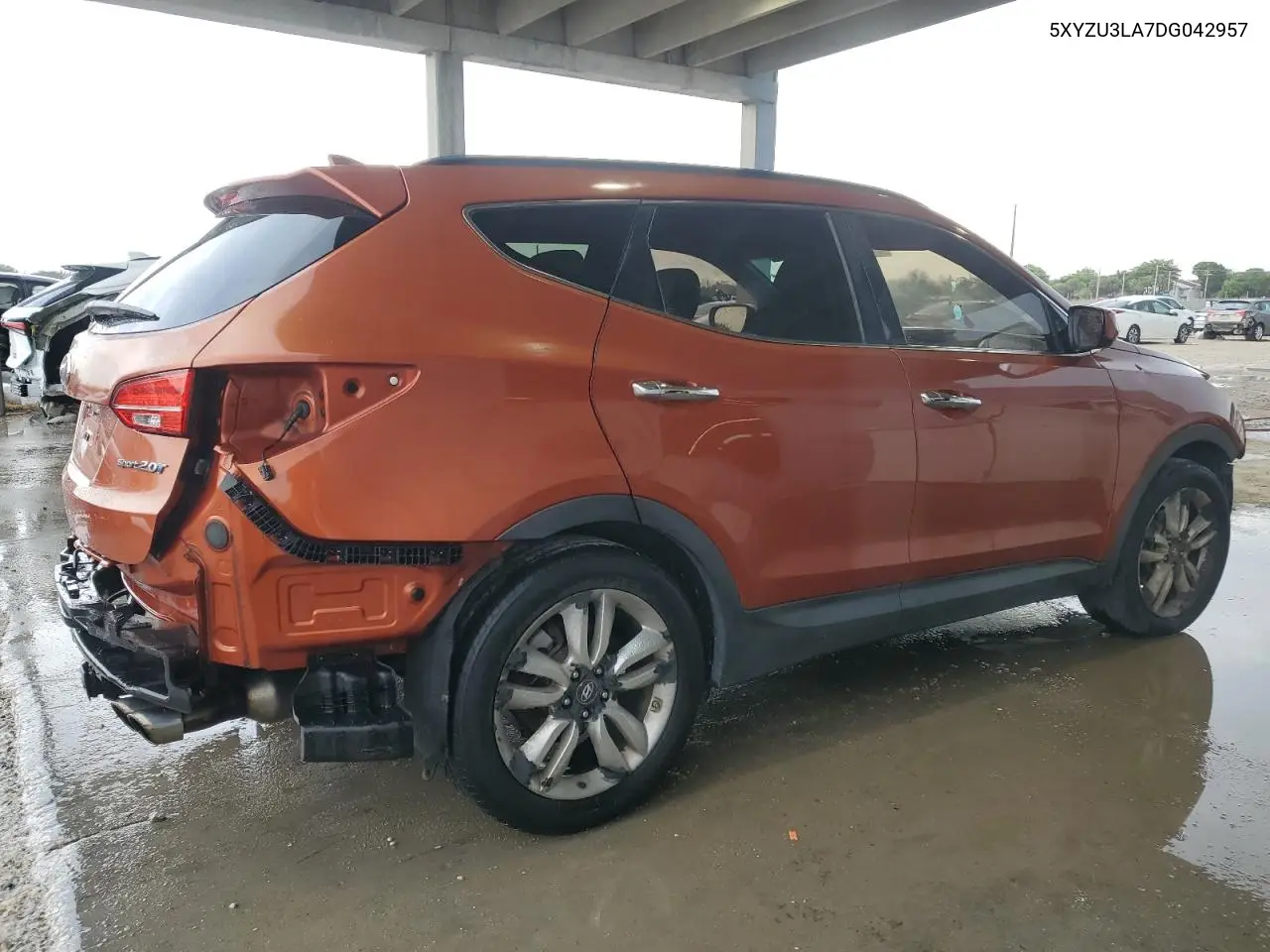 2013 Hyundai Santa Fe Sport VIN: 5XYZU3LA7DG042957 Lot: 62893845