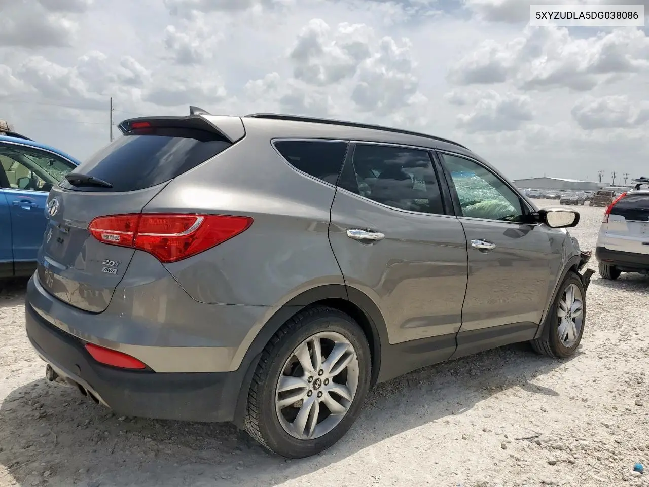2013 Hyundai Santa Fe Sport VIN: 5XYZUDLA5DG038086 Lot: 62898955
