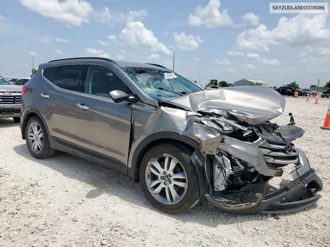 2013 Hyundai Santa Fe Sport VIN: 5XYZUDLA5DG038086 Lot: 62898955