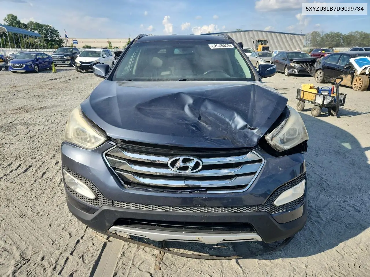 2013 Hyundai Santa Fe Sport VIN: 5XYZU3LB7DG099734 Lot: 62945805