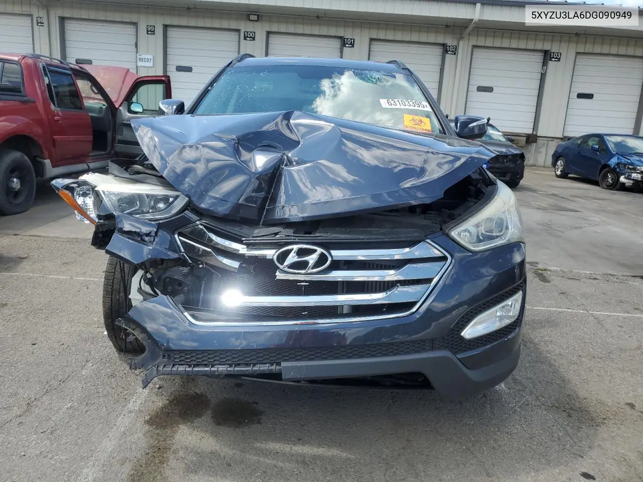 2013 Hyundai Santa Fe Sport VIN: 5XYZU3LA6DG090949 Lot: 63103395