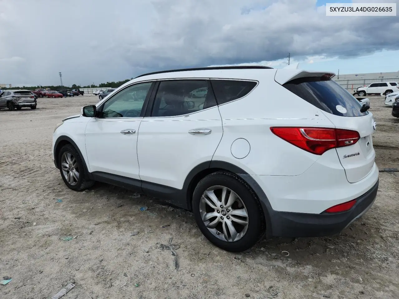2013 Hyundai Santa Fe Sport VIN: 5XYZU3LA4DG026635 Lot: 63156925