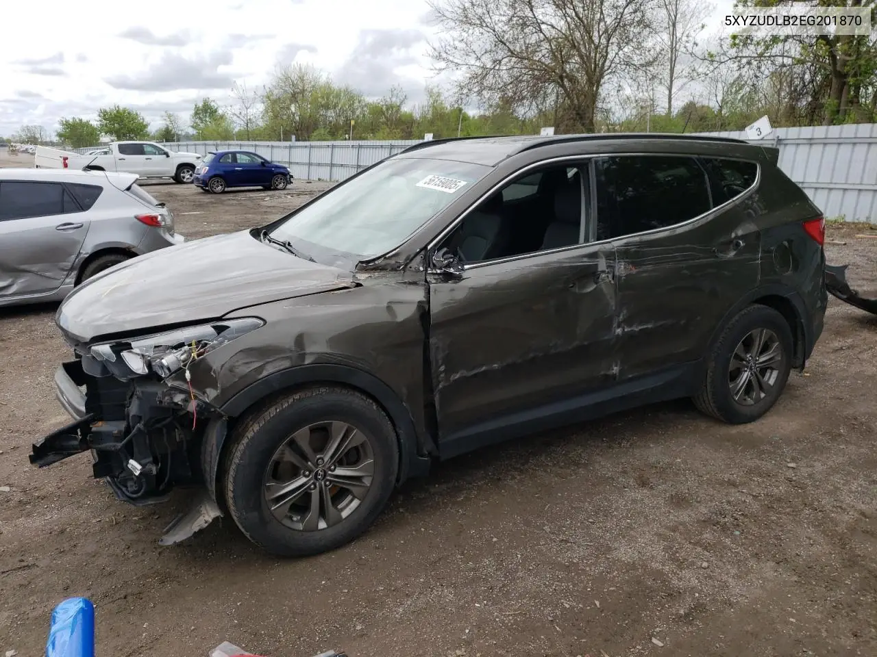 2014 Hyundai Santa Fe Sport VIN: 5XYZUDLB2EG201870 Lot: 56159005