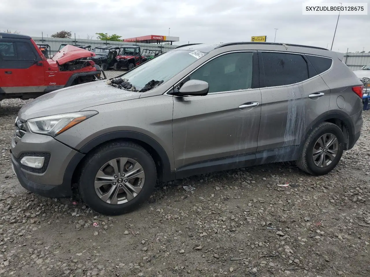 2014 Hyundai Santa Fe Sport VIN: 5XYZUDLB0EG128675 Lot: 56486415