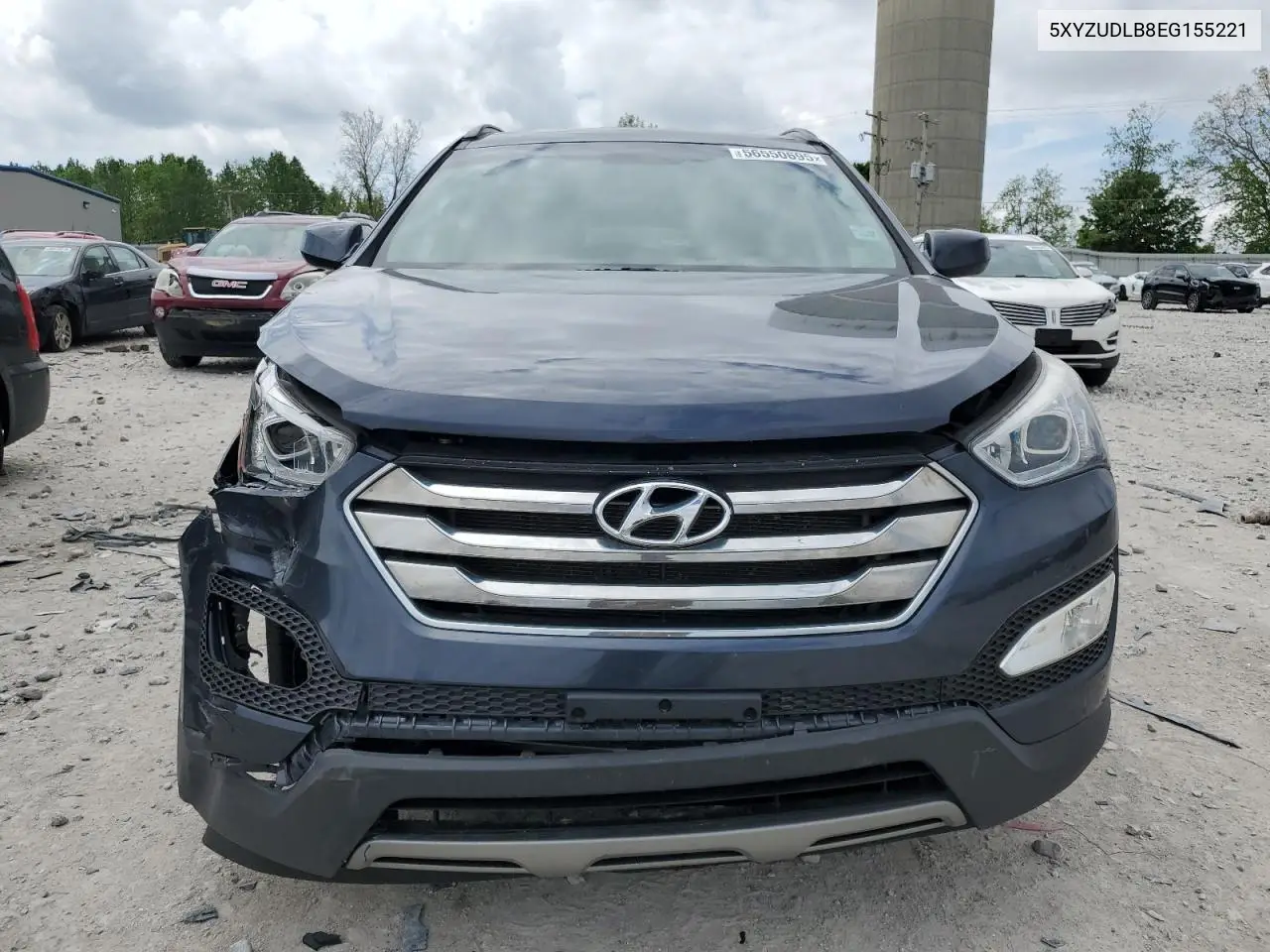 2014 Hyundai Santa Fe Sport VIN: 5XYZUDLB8EG155221 Lot: 56550695
