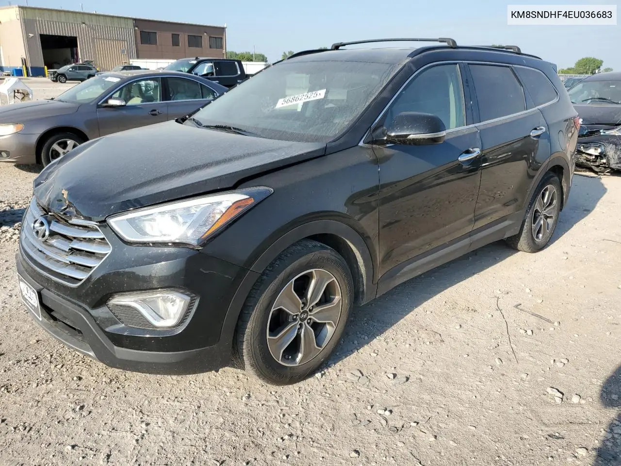 2014 Hyundai Santa Fe Gls VIN: KM8SNDHF4EU036683 Lot: 56862525