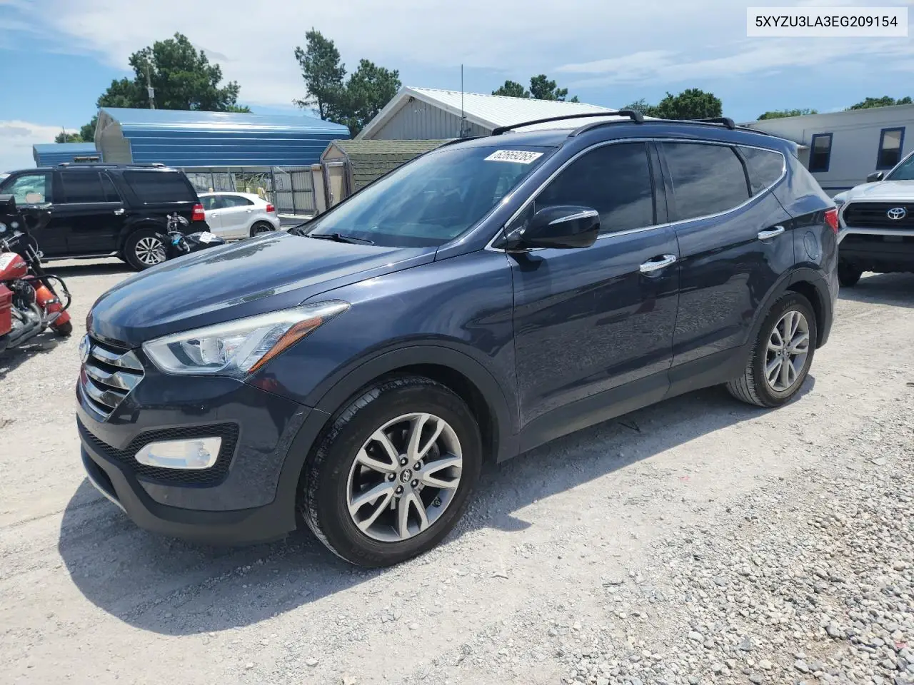 2014 Hyundai Santa Fe Sport VIN: 5XYZU3LA3EG209154 Lot: 62669265