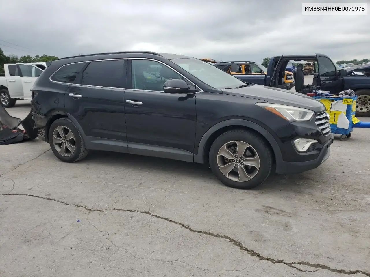 2014 Hyundai Santa Fe Gls VIN: KM8SN4HF0EU070975 Lot: 62842925