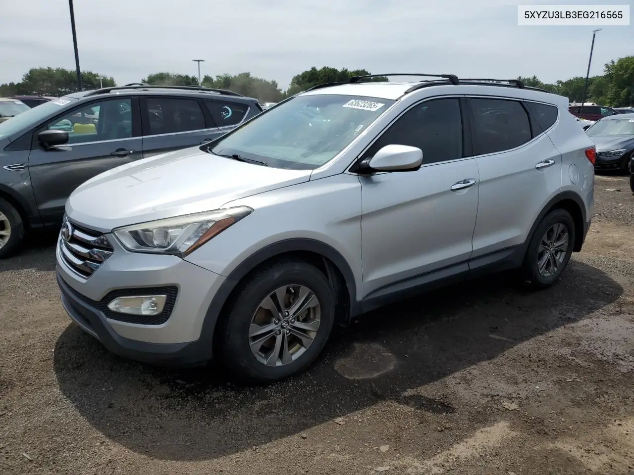 2014 Hyundai Santa Fe Sport VIN: 5XYZU3LB3EG216565 Lot: 63623265