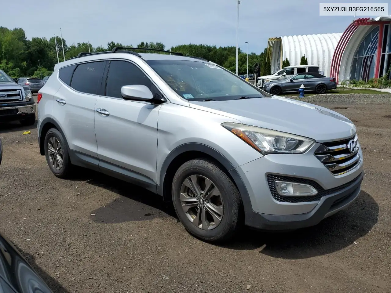 2014 Hyundai Santa Fe Sport VIN: 5XYZU3LB3EG216565 Lot: 63623265