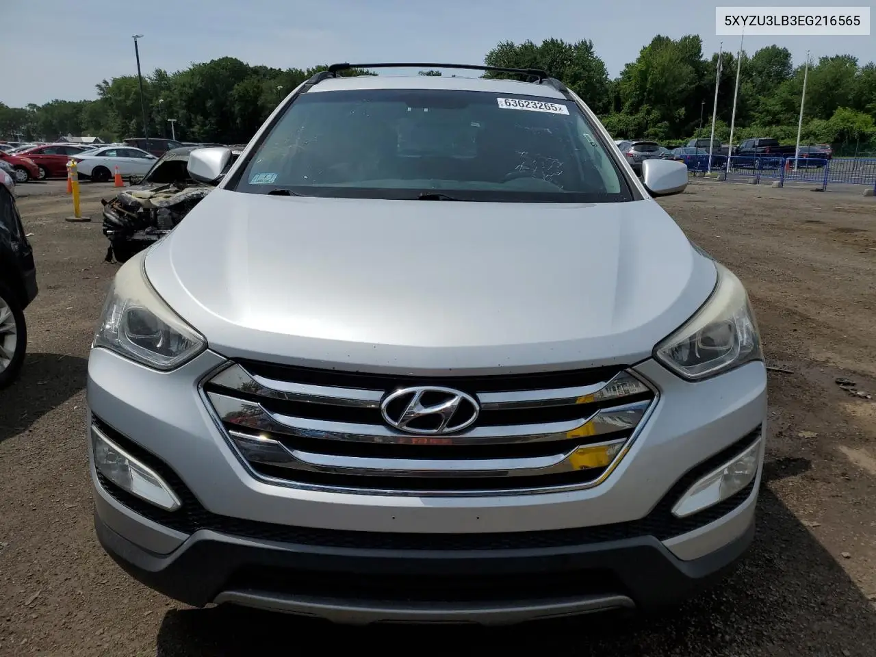 2014 Hyundai Santa Fe Sport VIN: 5XYZU3LB3EG216565 Lot: 63623265