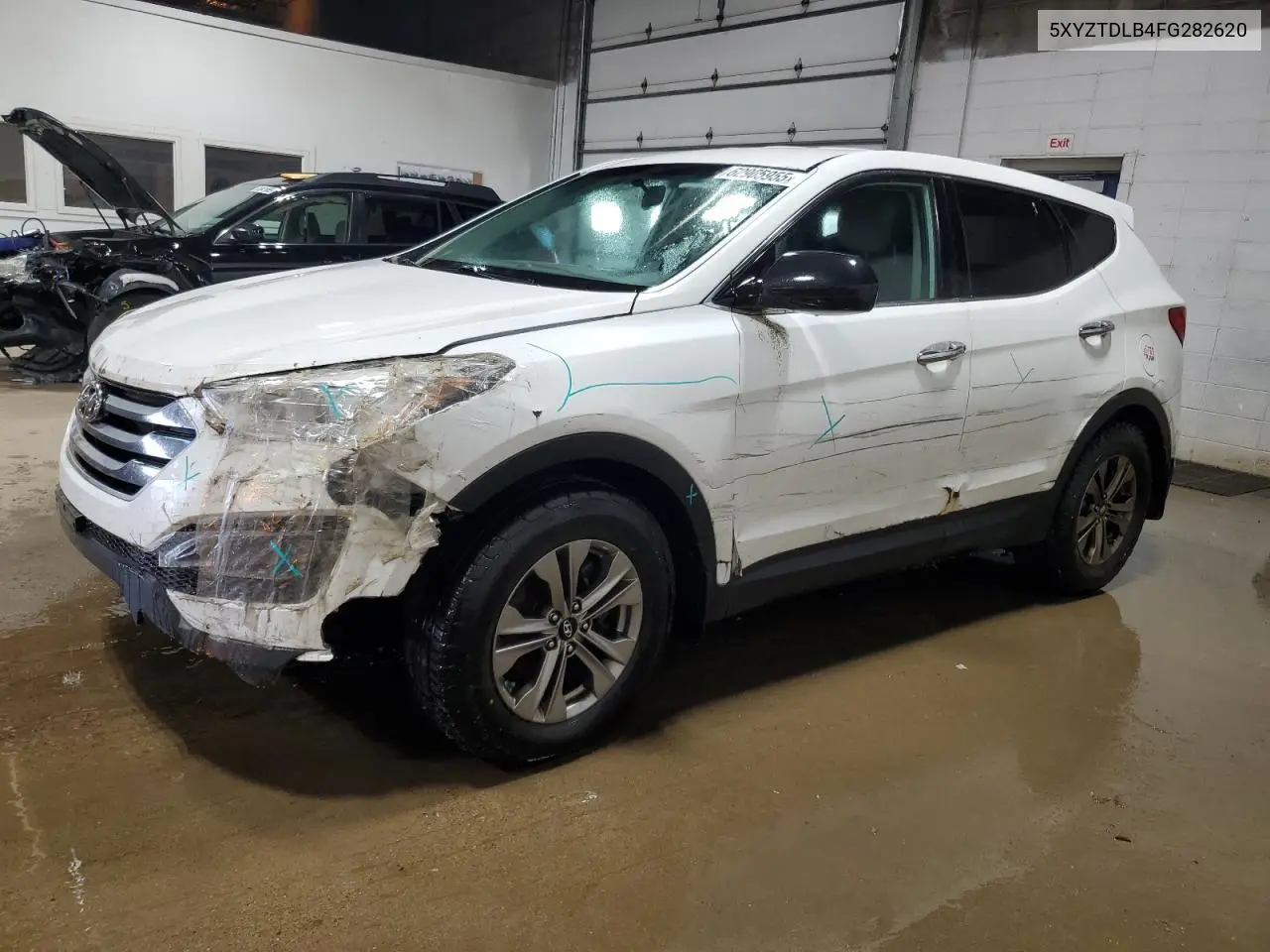 2015 Hyundai Santa Fe Sport VIN: 5XYZTDLB4FG282620 Lot: 62905955