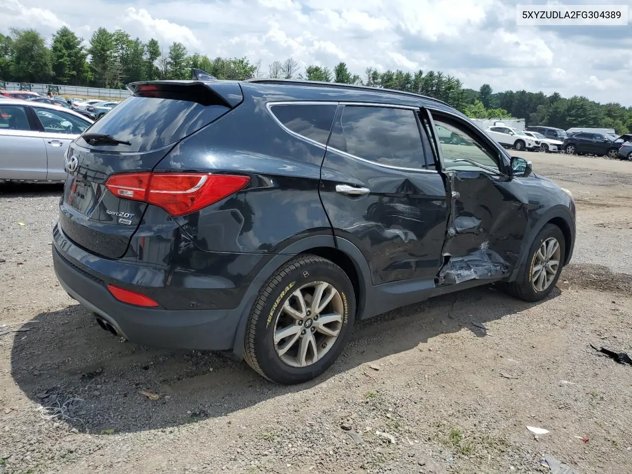 2015 Hyundai Santa Fe Sport VIN: 5XYZUDLA2FG304389 Lot: 63046315