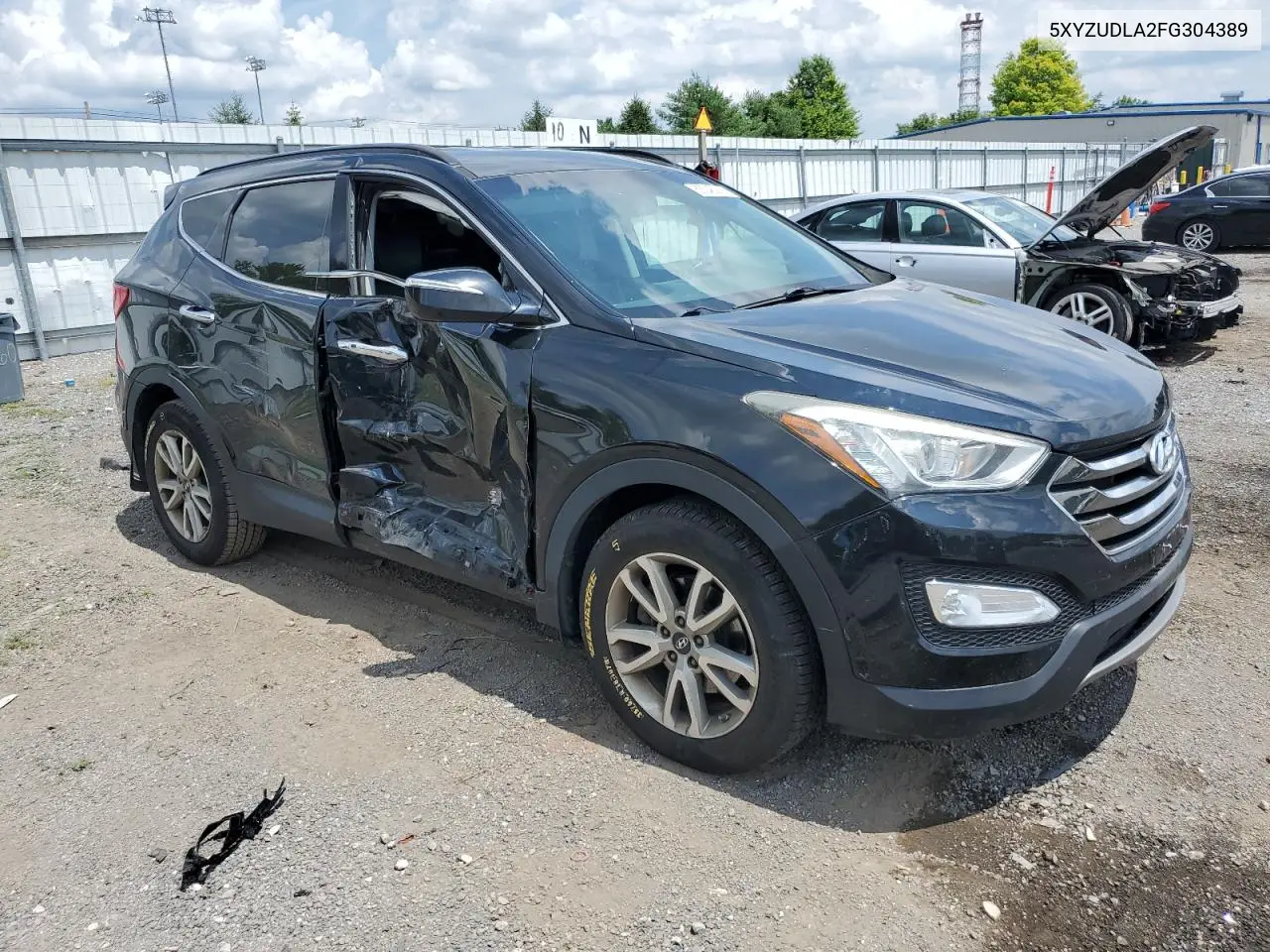 2015 Hyundai Santa Fe Sport VIN: 5XYZUDLA2FG304389 Lot: 63046315