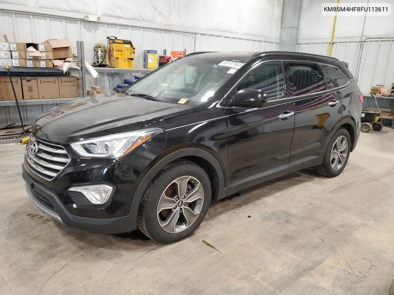 2015 Hyundai Santa Fe Gls VIN: KM8SM4HF8FU113611 Lot: 63197565