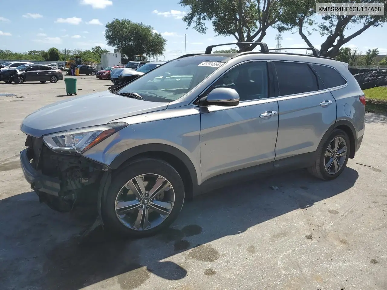 2016 Hyundai Santa Fe Se Ultimate VIN: KM8SR4HF6GU134668 Lot: 51791565