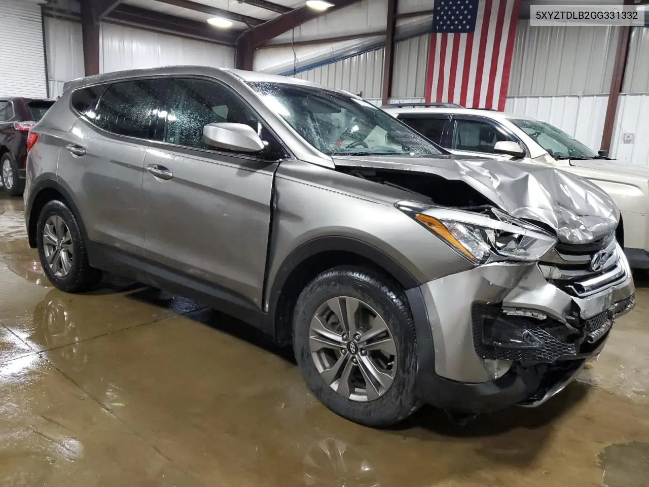 2016 Hyundai Santa Fe Sport VIN: 5XYZTDLB2GG331332 Lot: 55679405