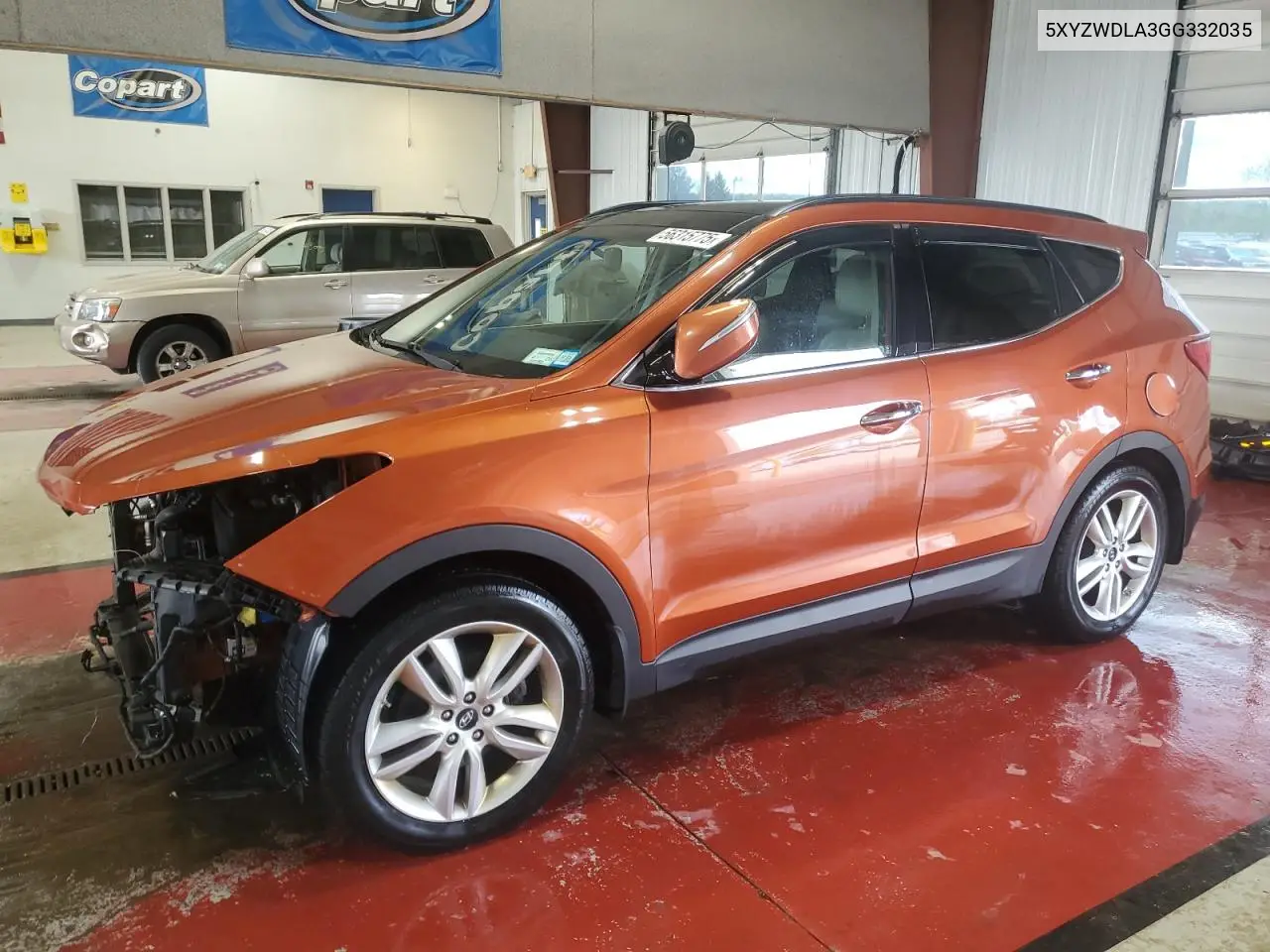 2016 Hyundai Santa Fe Sport VIN: 5XYZWDLA3GG332035 Lot: 56315775