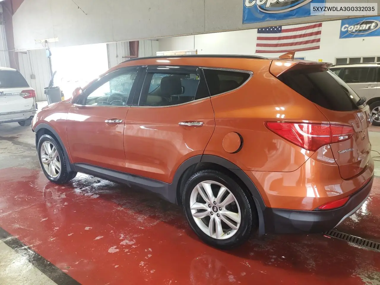 2016 Hyundai Santa Fe Sport VIN: 5XYZWDLA3GG332035 Lot: 56315775