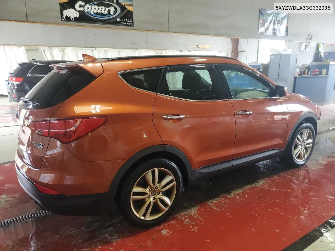 2016 Hyundai Santa Fe Sport VIN: 5XYZWDLA3GG332035 Lot: 56315775