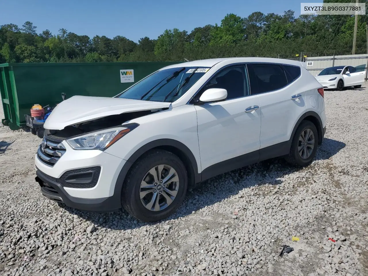 2016 Hyundai Santa Fe Sport VIN: 5XYZT3LB9GG377881 Lot: 56954105