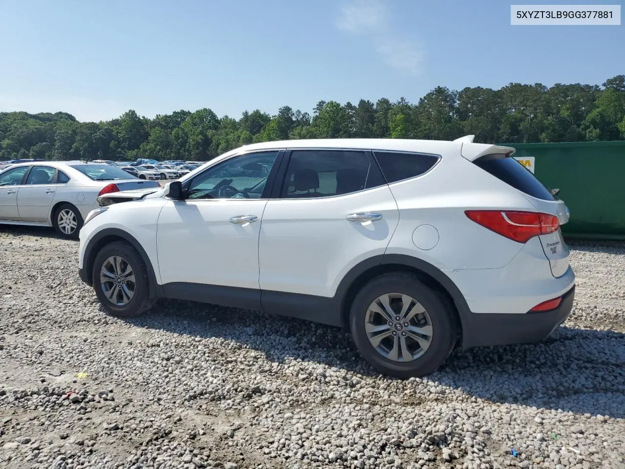 2016 Hyundai Santa Fe Sport VIN: 5XYZT3LB9GG377881 Lot: 56954105