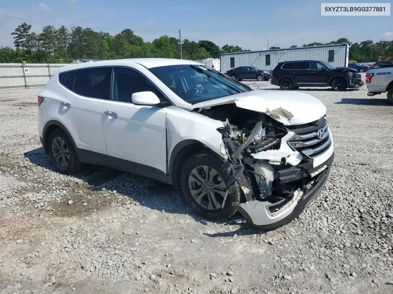 2016 Hyundai Santa Fe Sport VIN: 5XYZT3LB9GG377881 Lot: 56954105