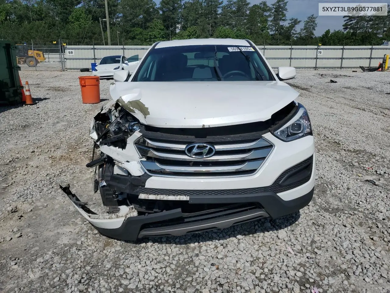 2016 Hyundai Santa Fe Sport VIN: 5XYZT3LB9GG377881 Lot: 56954105